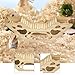 Leefasy Wooden Hamster House,Wood Small Animal Hideout Hut Play Toy,Cage Accessories,Washable Hamster Hideaway Hideout for Gerbils, Style D