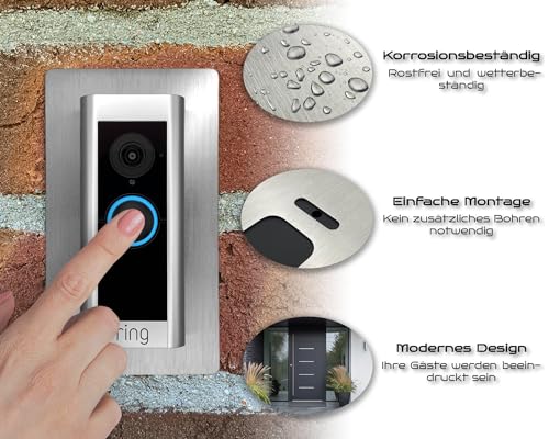 Plaque murale Ring Video Doorbell Pro avec kit de fixation complet - 4