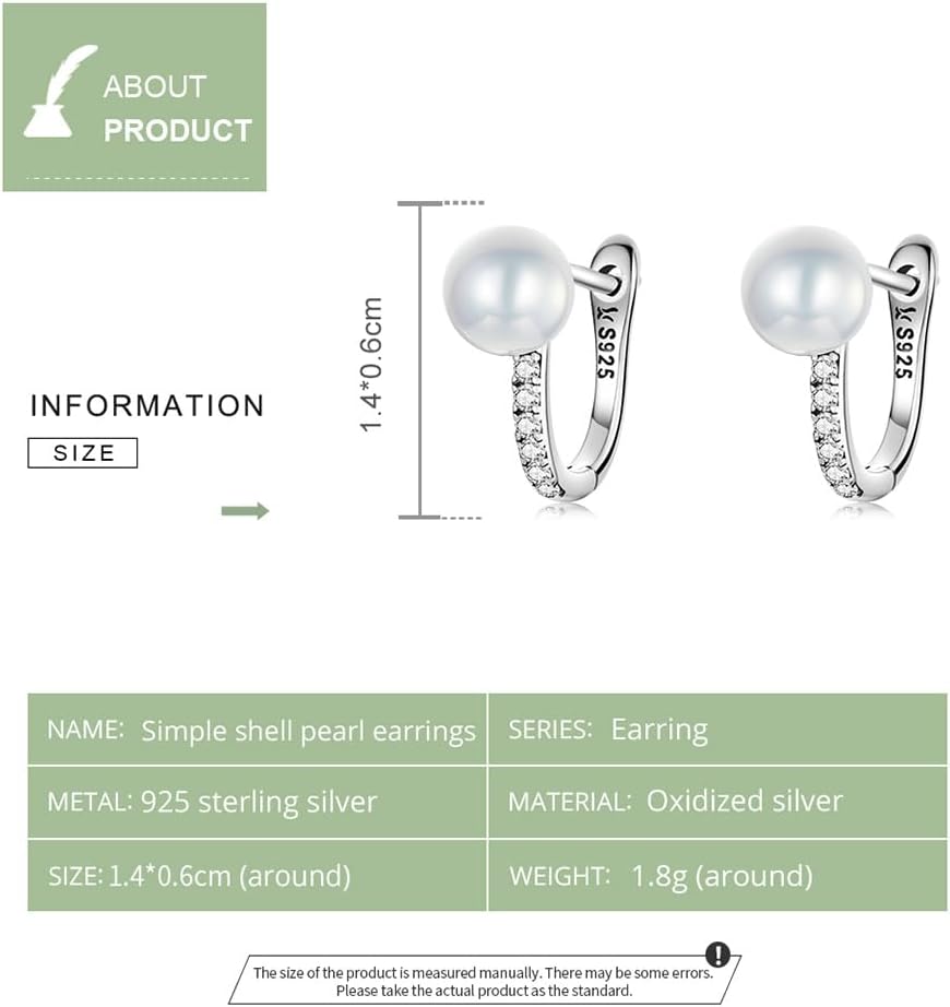 S925 Sterling Silver Hoop Hypoallergenic Earrings for Women Dachshund Cat Butterfly Iris Star Leaves Shell Pearl & Cross Design Earrings as Gifts for women - Image 7