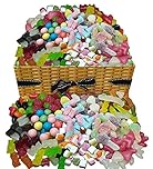 Retro Sweet hamper 1.1KG Sweet gift with Favourite Candy Jelly Fizzy Sweets Ideal for Birthday gift Easter Christmas