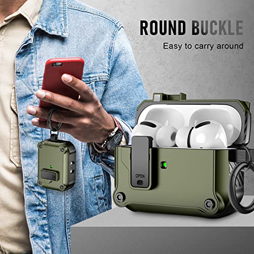 Image of Compatible with Airpods Pro 3 Case(2025),for Airpods Pro 3rd Generation Cases Cover with Keychain Cleaner Kit Soft Silicone Shockproof Cover for Women Men
