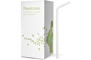 Compostable Long PLA Straws- Plant-Based Ecofriendly Straws