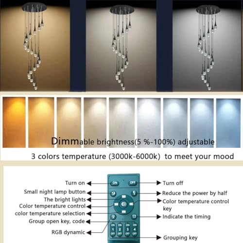Lámparas de cocina LED regulables para eliminar sombras en encimeras e islas modernas 3