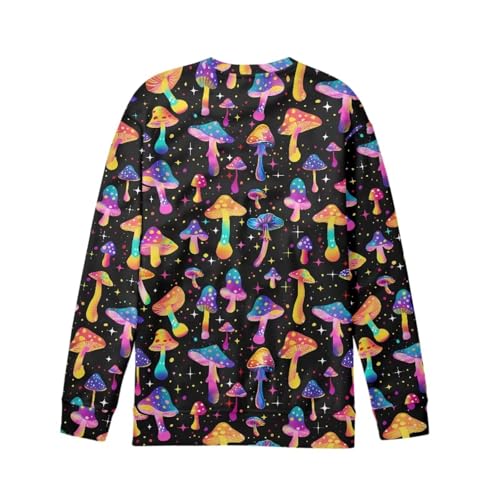 Kids Graphic Crewneck Sweatshirt Casual Long Sleeve Pullover Top2