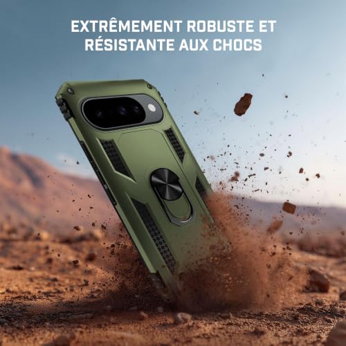 Protection Google Pixel 10 vert mat ONEFLOW coque hybride élégante et robuste - 5