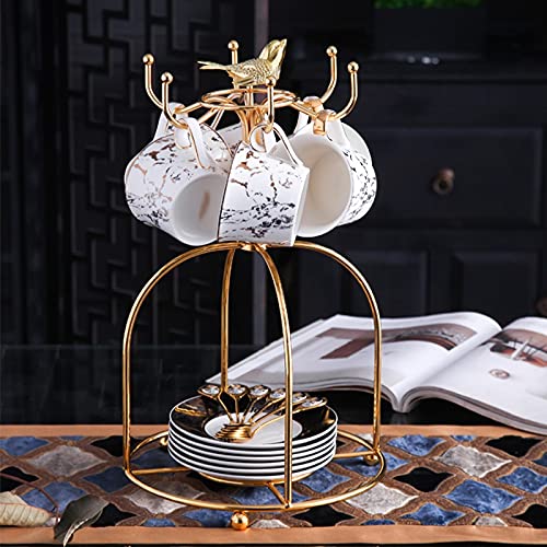 Nfguy Coffee Set Porcelain Tea Set Ceramic Mug Pot Sugar Bowl Creamer Teapot Teatime Party Drinkware #TOP4