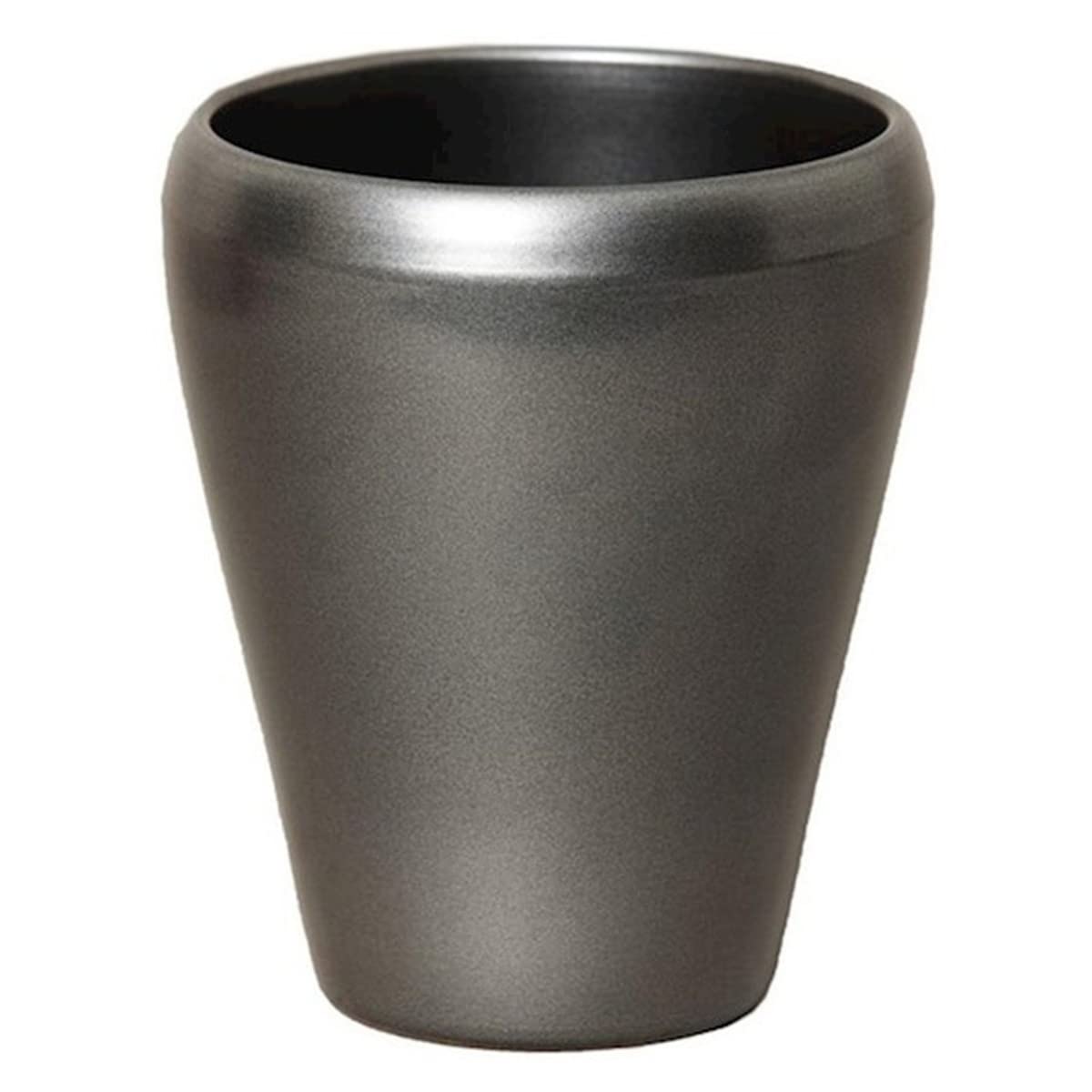 INNA-Glas Ceramic orchid pot, Ø14cm, 17cm, anthracite