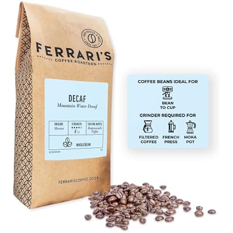 Ferraris Mountain Water Decaf Coffee Beans Cover