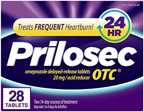 Prilosec OTC Heartburn Medicine, 28 Ct (Old Version)