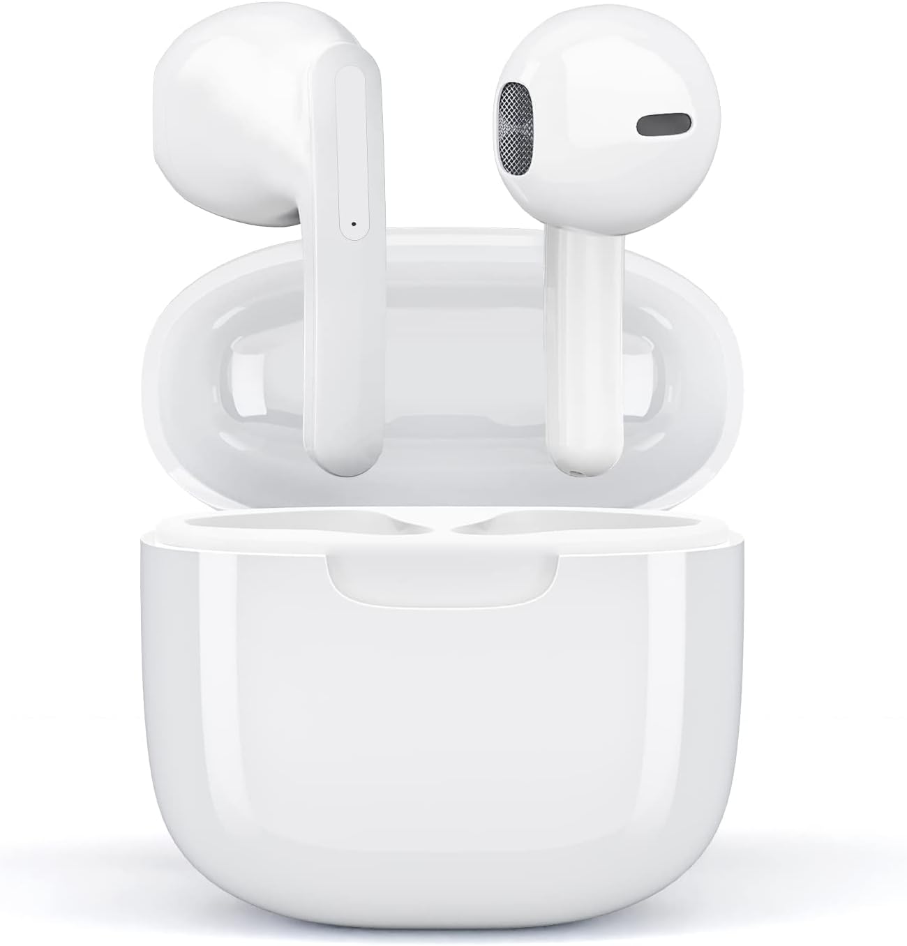 True Wireless Earbuds Bluetooth 5.0 Headphones with Wireless Charging Case 36H Play Time, IPX6 Waterproof Earphones Stereo with Microphone, In-Ear Noise Cancelling Earbuds For Working Sports Phones