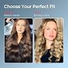 TYMO Automatic Rotating Curling Iron - TYMO CURLPRO Beach Waves Curling Wand, Portable Hair Curler, 500 Million Ionic, Dual Voltage & Lightweight for Travel, Ceramic Coating, 1 1/4 Inch, Metallic Gray