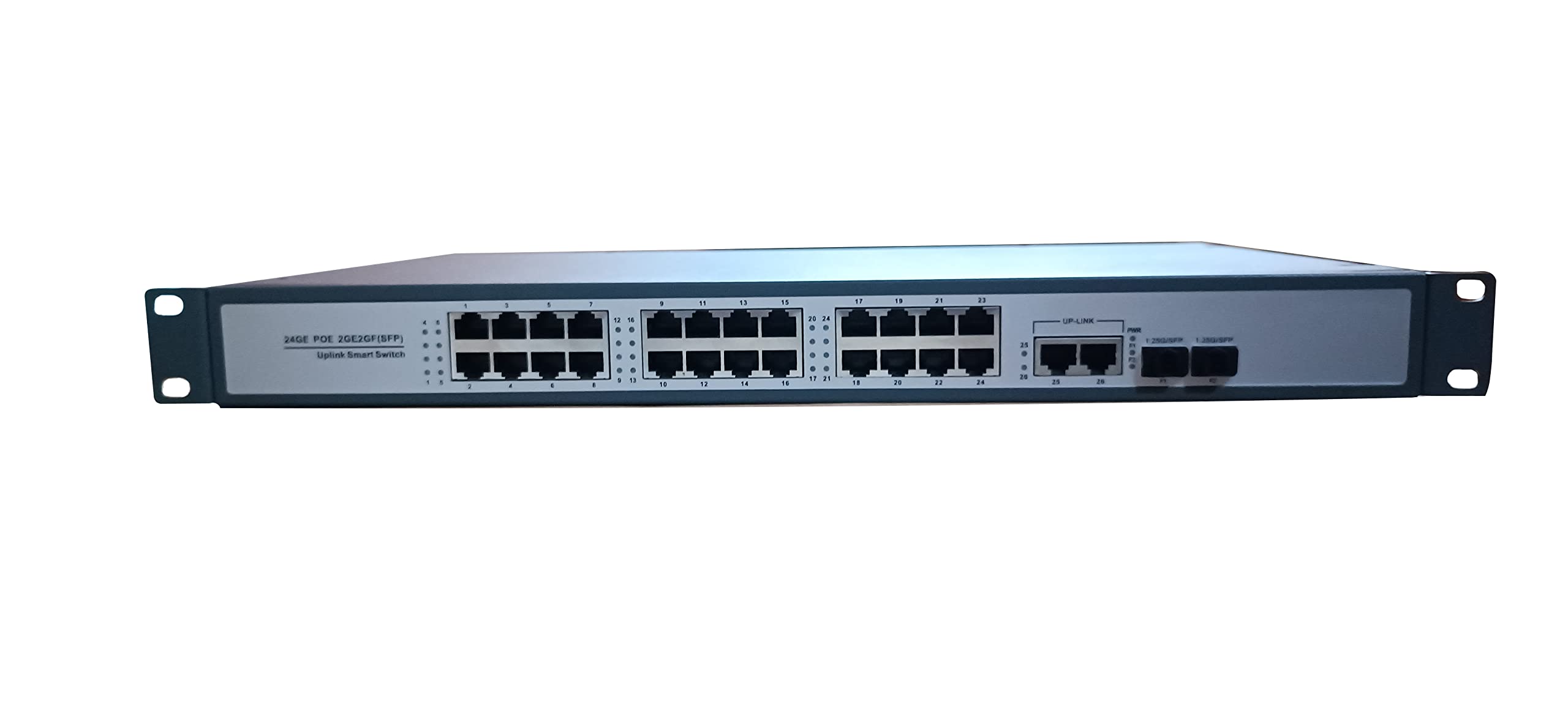 Smart Unmanaged 24-Port PoE Switch Gigabit | 24 PoE Ports (1000Mbps) + 2*1000Mbps RJ45 Uplinks + 2 SFP 1.25G, 300W Powered Switch | IEEE 802.3af/at | Rack-Mountable, 1-Year Warranty-image-29