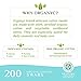 Organyc 100% Certified Organic Cotton Swabs – 600 Count