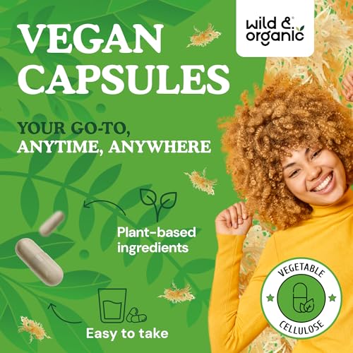 Wild & Organic Sea Moss Capsules - Irish Sea Moss Complex with Bladderwrack for Overall Well-Being - 180 Vegan Seamoss Capsules - Image 5