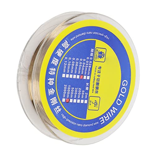 0.04mm LCD Screen Cutting Wire, High Hardness Wear Proof, Tungsten Alloy Steel, Separate LCD for Smartphones with Comfortable Repair, Convenient Carry (1000m)