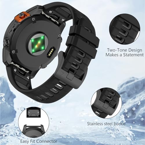 Correa de silicona 20mm para Garmin Quick Fit miniatura 4