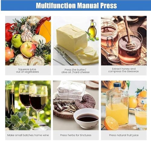 Double-Barrel Cider Press | High Juice Yield, Easy to Clean, Low Noise | Perfect for Home Brewing & Fruit Juicing, Durable & Efficient Design
