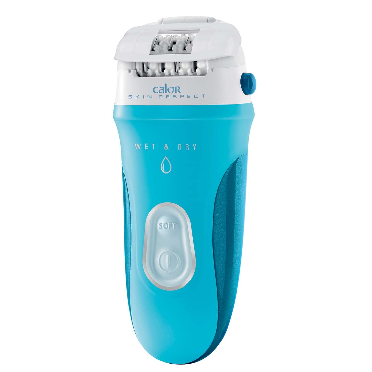 Calor Epilateur Skin Respect, Technologie Skin Respect, Technologie d'épilation perfectionnée Wet&Dry, Autonomie longue durée, 3 accessoires, Fabriqué en France EP8030C0