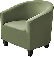 Vista 12 de NILUOH Funda para silla de club, funda elástica para sillón, protector de muebles para sala de estar (04)