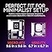 Cooler Master Elite 301 Lite Micro-ATX High Airflow Minimalist PC Case, 365mm GPU Max, Compatible RTX 5080|RX 7090 XT, 280mm AIO Max, Type C, Tempered Glass, 120mm PWM Fan, Intakes Grill