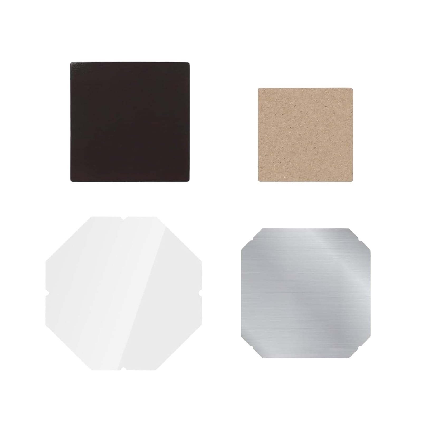 Materiały Eksploatacyjne z Tektury, Materiały z Magnesami Kwadratowymi, z Magnesami, Obudowa Metalowa, Podkład Z Tektury, Folia Ochronna(500 sets,2x2 in/50x50 mm)