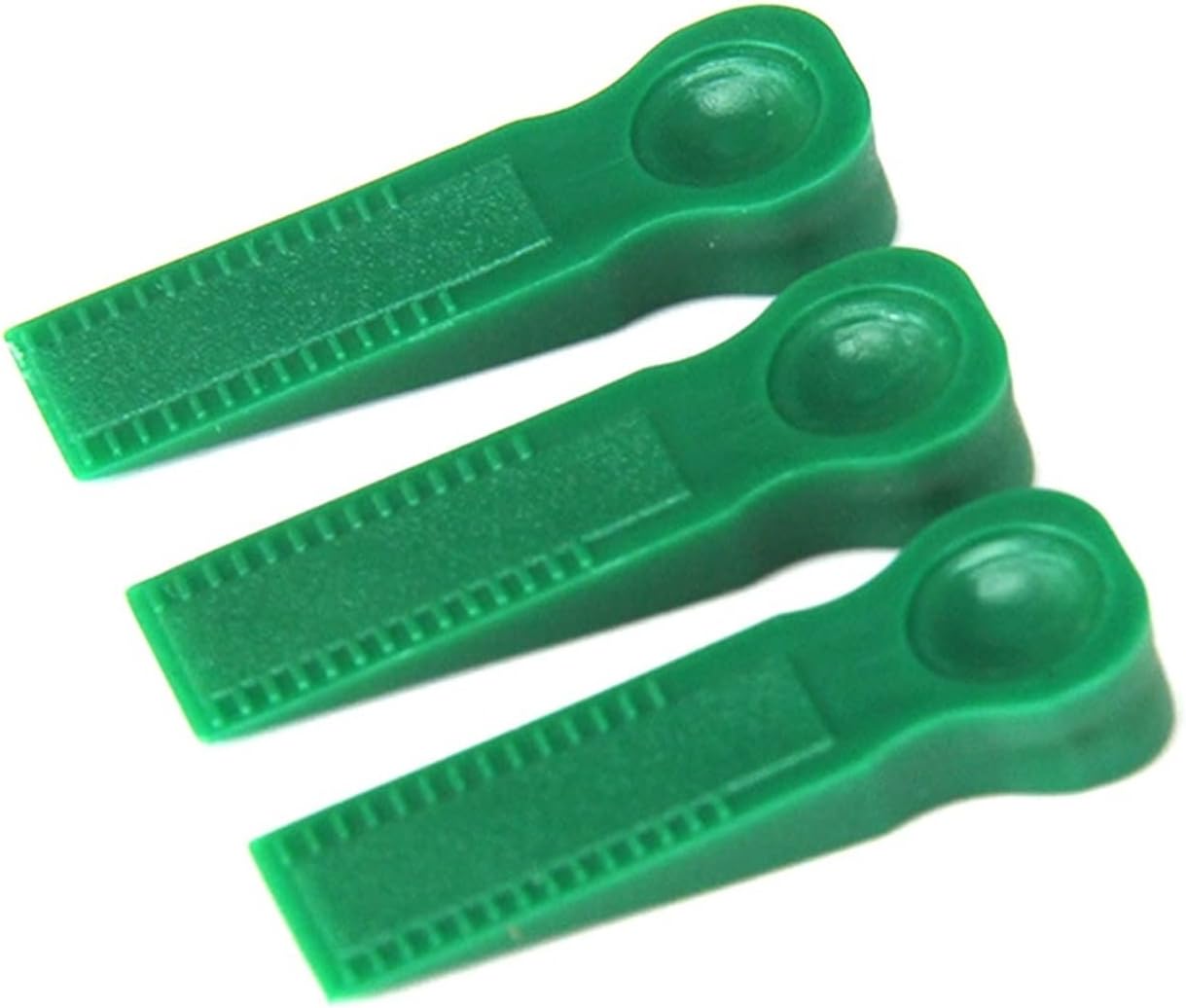 Tile Spacer Leveler Locators-100pcs Reusable Wedge Tile Spacer Floor Leveling System Gap Filling Locator Home Tiling Tool (Color : 6mm Small Green)