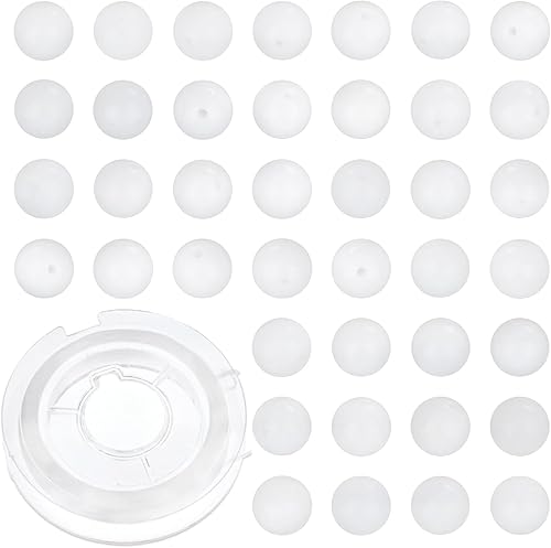 Miniatura 17 de 100 cuentas redondas sueltas de ónix negro natural de 0.315 pulgadas para fabricación de joyas con cordón elástico de cristal Ónix negro,Cristales