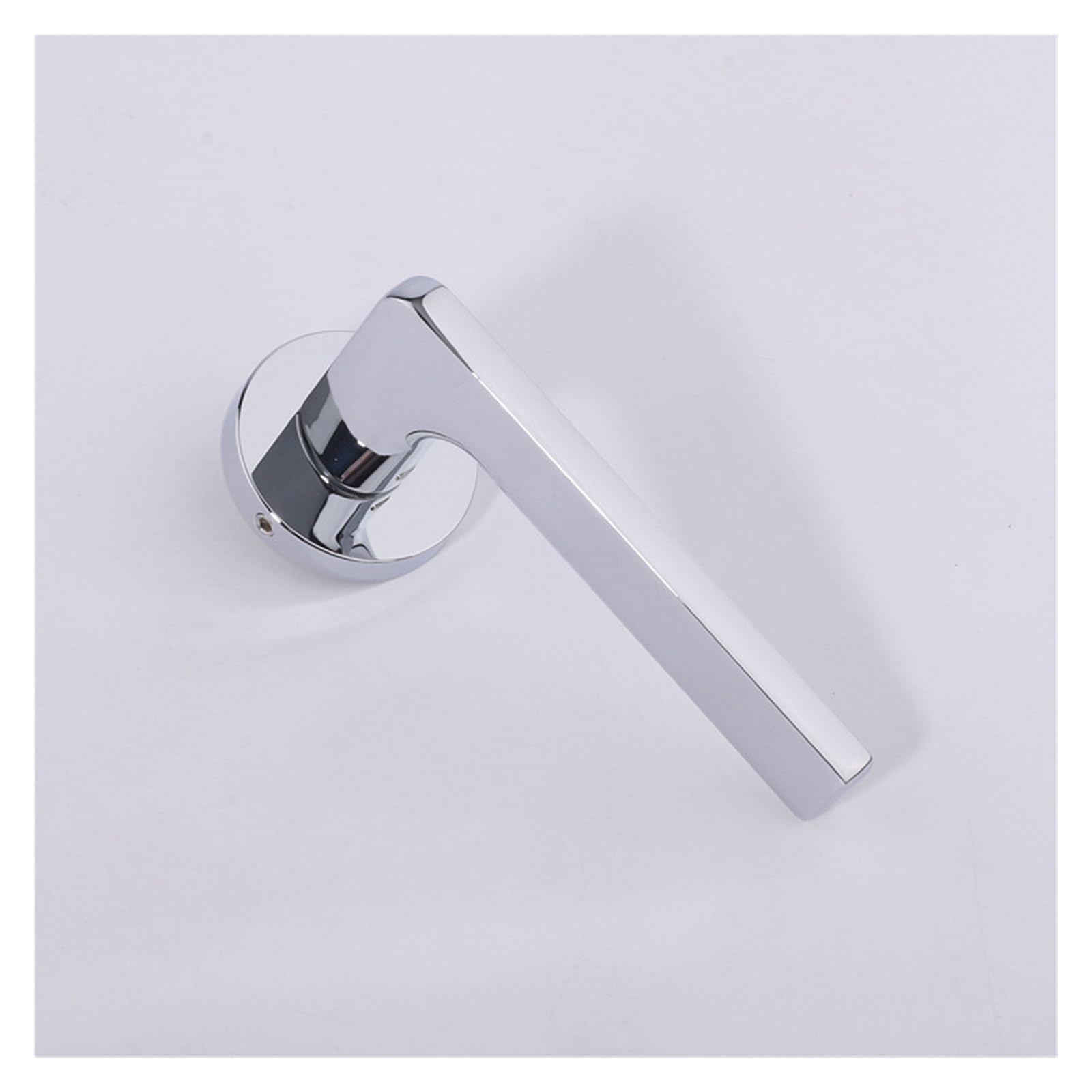 NYRXRYTCA Simple zinc Alloy Indoor Wooden Door Silent Door Lock Kitchen Bedroom Door Household Split Lock(D31 S981 bright chrome silent)
