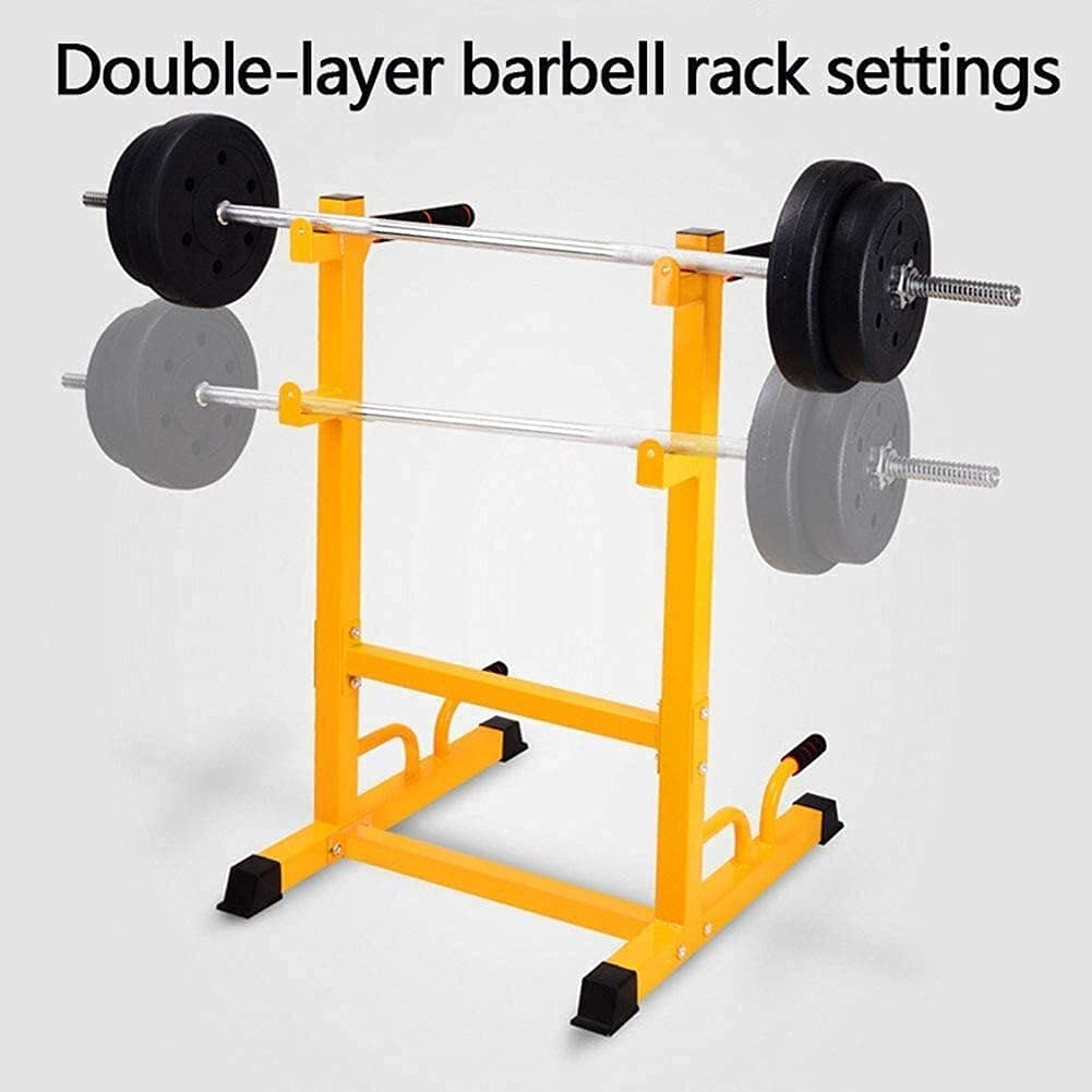 Amazon | スクワットバーベルフリーベンチプレススタンドホームジム