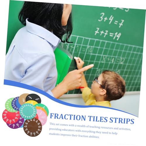 Kit éducatif de fractions magnétiques pour surmonter les difficultés en mathématiques