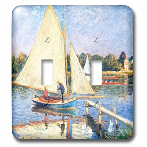 Interrupteur à bascule Monet peinture plaisancière Argenteuil double 3dRose