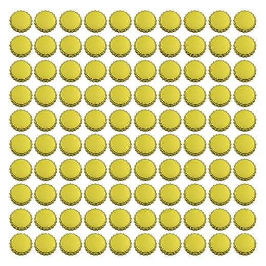 Pack of 100 Quality Beer Bottle Caps