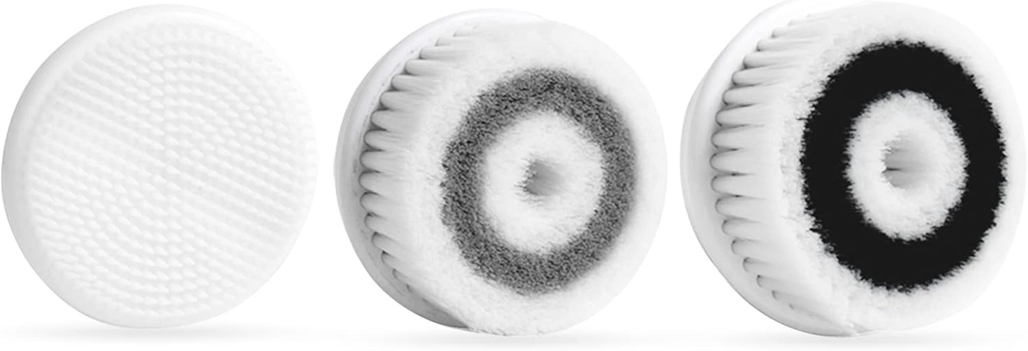 Vanity Planet Raedia & Ultimate Skin Spa Combo 3 Brushes - Designed for Raedia, Glowspin, & Ultimate Skin Spa System to Ensure Effective Cleansing and Exfoliating