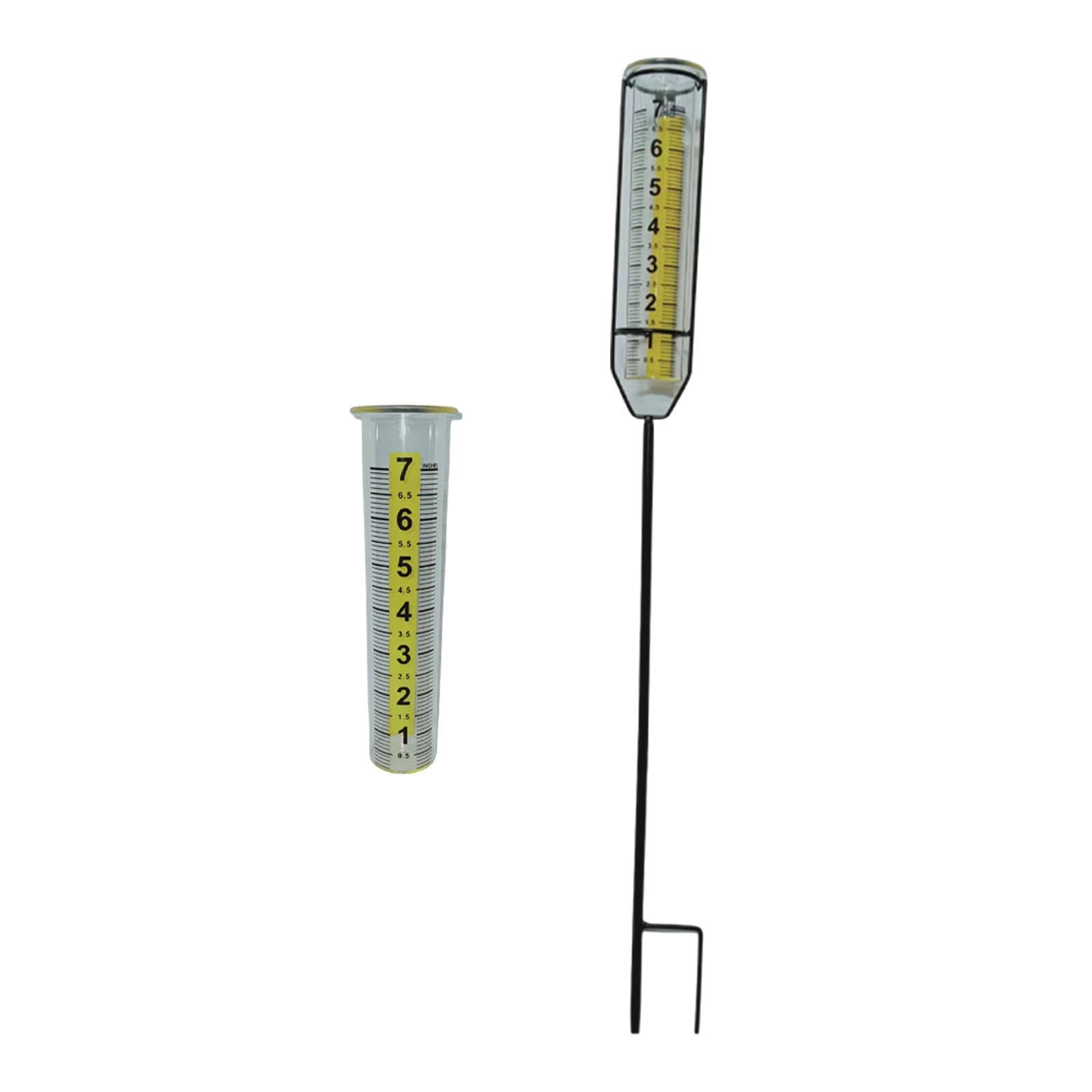 Outdoor Rain Gauge Portable Measuring Precipitation for Backyard Garden Farm Without Bracket-image-27