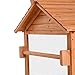 PawHut 83” Wooden Portable Backyard Chicken Coop With Fenced Run And Wheels