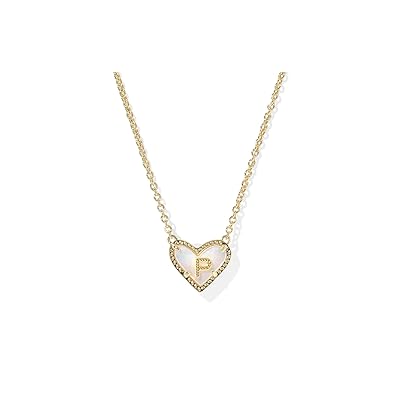 Kendra Scott Heart Letter P Short Pendant Women