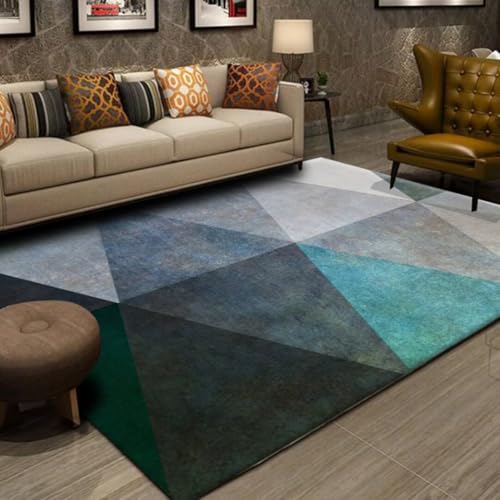 RUGMRZ Alfombra Lavable Lavadora de área Decorativa Simple Antideslizante y en la Sala Estar Moderna Salon Multicolor Decoracion Despacho Dormitorio Matrimonio Alfombras Medida Pasillo Antideslizante