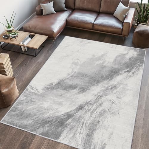 Vamcheer Teppich Wohnzimmer Kurzflor Moderner - Schlafzimmer Teppich Flauschiger,Waschbar Teppich...