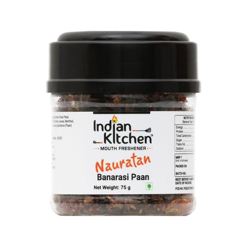 Indian Kitchen Navratan Banarasi Paan|Traditional Mukhwas Mouth freshener 75 grams (Pack of 2) (B0CCSK1LPW) Amazon Price History, Amazon Price Tracker