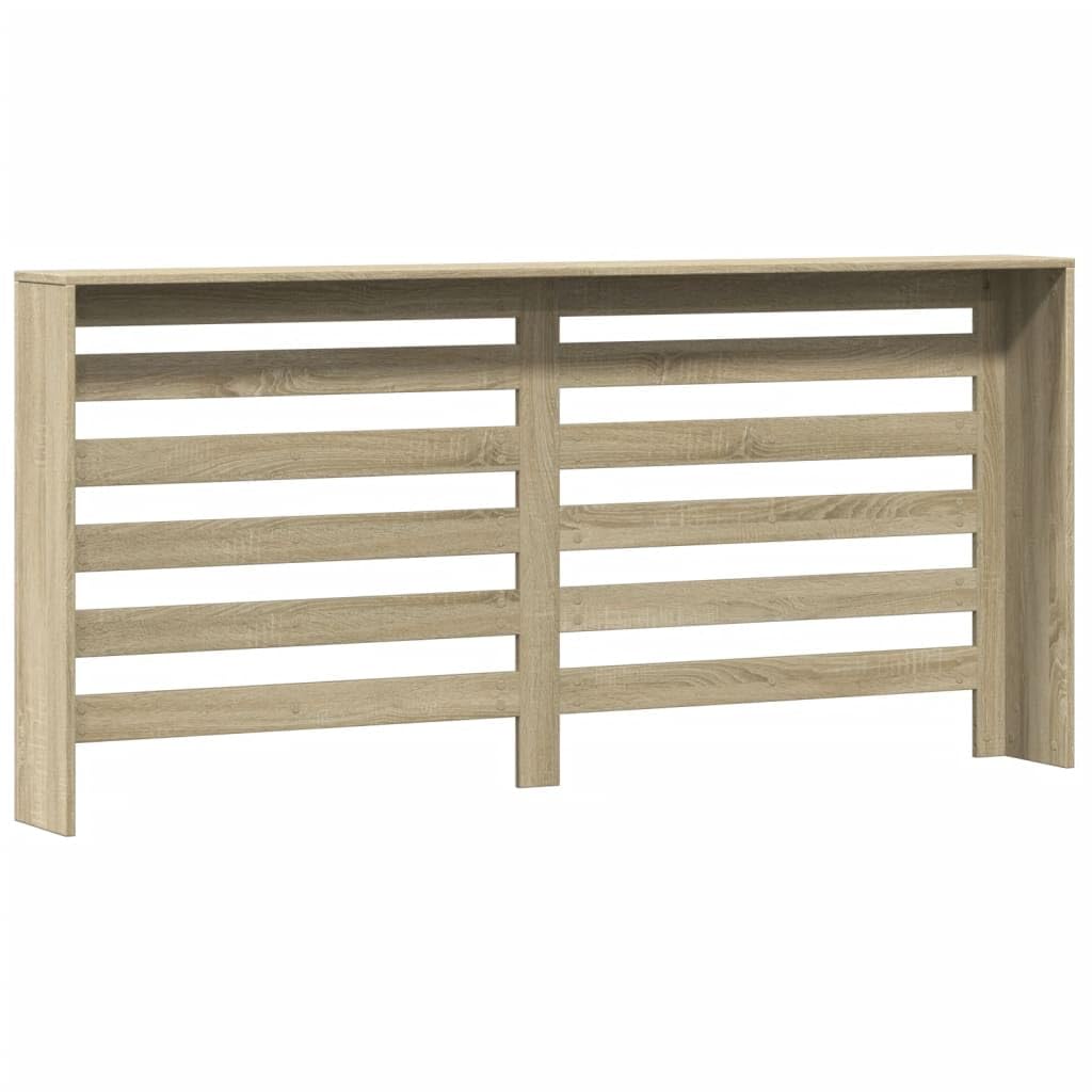 Heizkörperverkleidung, Sonoma-Eiche, 175 x 20 x 82 cm, Holz, dekorativ, für Wohnzimmer, Schlafzimmer, Flur – A