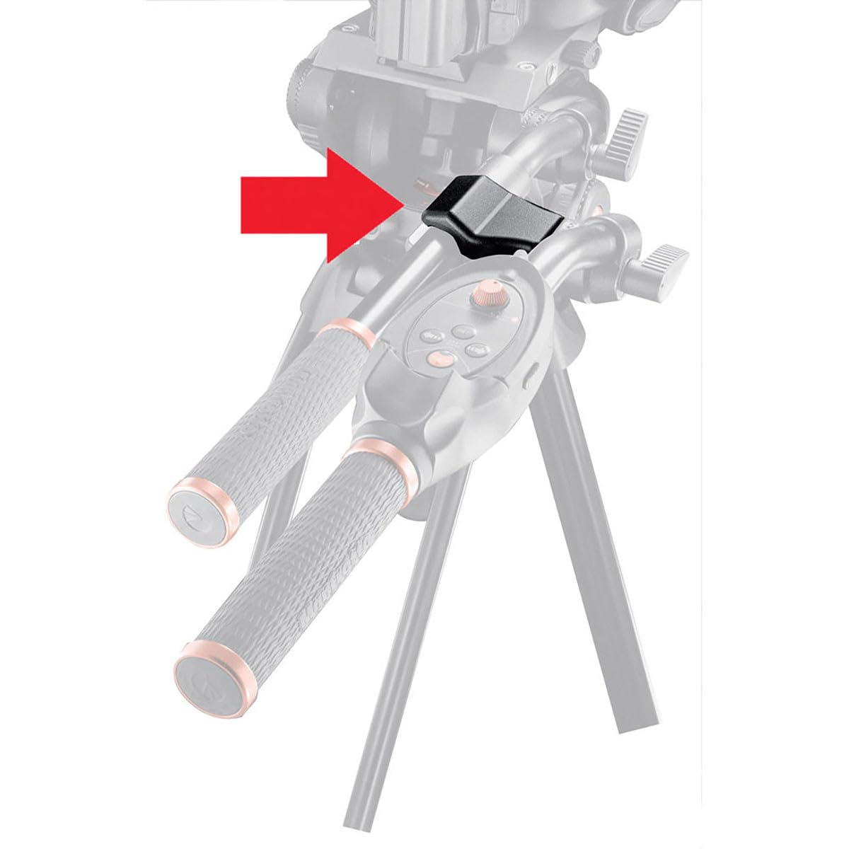 Manfrotto MVR901APCL - Adaptador de Pinza de Control Remoto para manivela, Negro