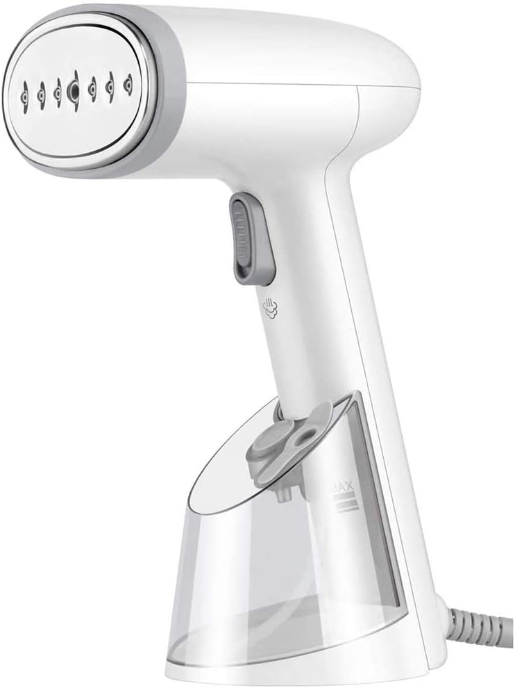 HOLPPO 1400W portátil hogar y el Recorrido del Vapor, Hierro retiro de la Arruga Planchadora con 250 ml del Tanque de Agua, Vapor Mini portátil for Altas temperaturas de esterilización