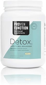 Complete Detoxification and Meal Replacement Vanilla Flavor Shake - ProvenFunction Detox 14 Servings