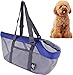Transporttasche Haustier Tragetasche Klein Hund Haustiertragetasche Mesh Hundetragetasche Atmungsaktiv Hundetasche mit Boden Hundetrage Verstellbar Katzentragetasche Kleintiertasche Welpen Katze