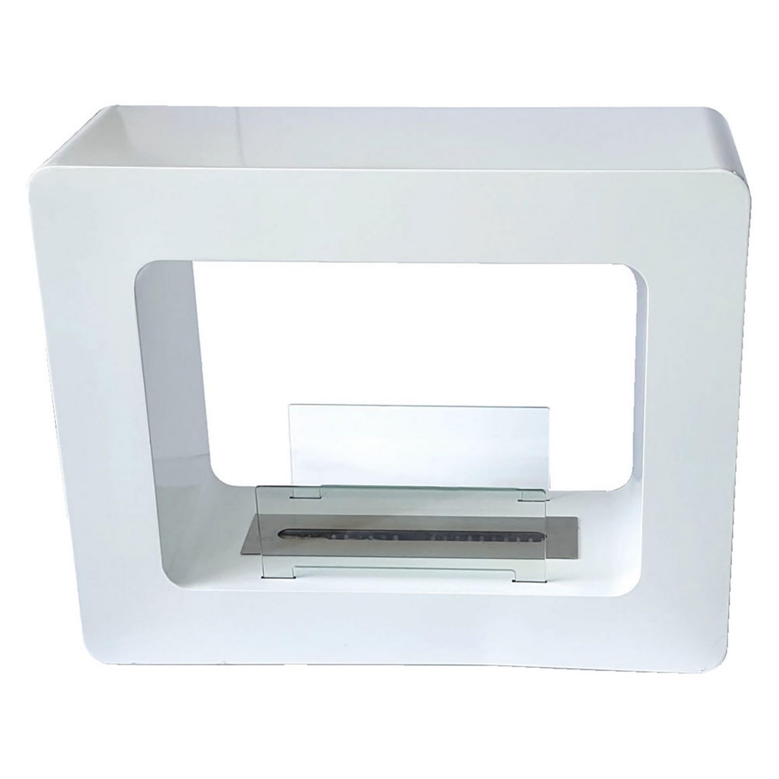 1PEZZO BIOCAMINO DA PAVIMENTO 'TIKAL' kw 4 - colore bianco