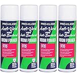 Pro-Kleen Anti-Viral and Anti-Bacterial Room Fogger with High Volume Discharge Rate 4 x 500ml - Sanitises and disinfects Entire Rooms With Ease, Perfect for Schools, Offices and More