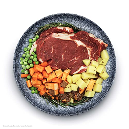 Sollis Hundefutter trocken | Getreidefrei | Zuckerfrei | Angus-Rind | Trockenfutter für ausgewachsene Hunde | 2kg