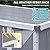 VONZOY Resin Outdoor Storage Shed 5.6x4.4 FT,Waterproof Storage Cabinet with Lockable Doors, Shelving Brackets and Reinforced Floor, for Tools, Extra-Large Shed for Backyard,Lawn,Garden(Grey)