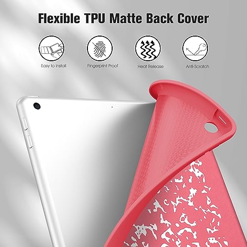 Housse iPad 9e generation rose pour organiser vos cours et notes