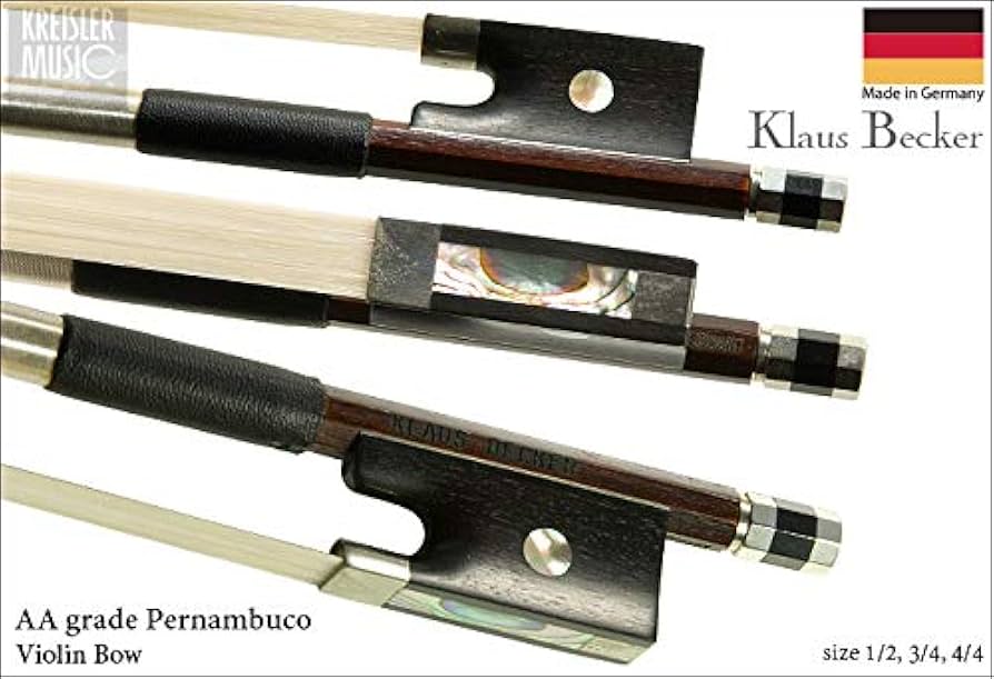 Amazon | バイオリン弓 ドイツ製 Klaus Becker ペルナンブーコ V7 4/4